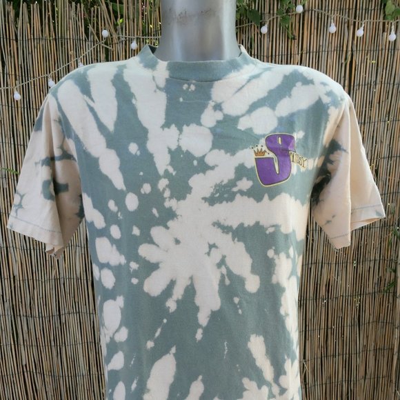 80's Vintage STUSSY Tie Dye T Shirt Medium Made in USA